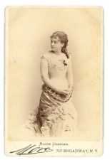Vintage Cabinet Card Maude Granger  popular American stage actress Mora Photo picture