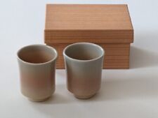 Teacups, set of 2, pair, Hagi ware, Hagi-donogama, small picture