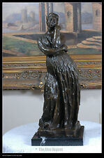 Signed Bourdelle,Bronze Sculpture Standing Woman  