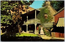 Dowling House, Oldest House in Galena, Illinois - Postcard picture
