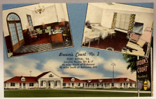 Brown's Court No. 2, Port Royal, Virginia VA Vintage Linen Postcard picture