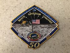 Astronaut Gus Grissom - White - Chaffee - Commemorative 50th Anniversary Patch picture