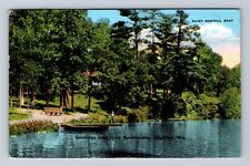 Edgerton WI-Wisconsin, Scenic View Fishing Lake Koshkonong, Vintage Postcard picture