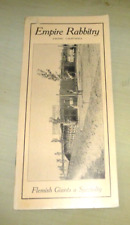 VINTAGE PUBLICATION EMPIRE RABBITRYFLEMISH GIANT RABBITS EMPIRE CAL c.1914 picture