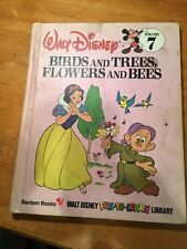 Vintage Walt Disney Birds and Trees, Flowers and Bees Volume 7 Bantam Books Hard picture