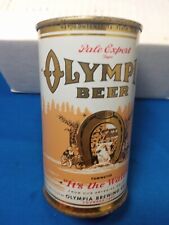 OLYMPIA  beer flat top beer can , Vanity lid , Olympia WA  Empty can picture