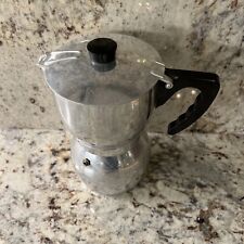Vintage LUXA Express Gold Italy Coffee Maker Server Italy UNTESTED picture