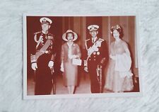 Rare Postcard State Visit Thailand King Queen Elizabeth Buckingham Palace 1960 picture