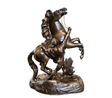 Vintage, Large Patinated Bronze Marly Horse Sculpture  picture