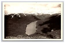 RPPC Big Salmon Lake Primitive Area, South Fork Of Flathead, Montana MT Postcard picture