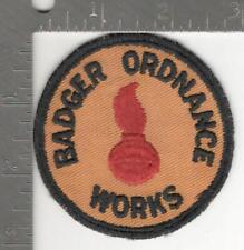 WW 2 Badger Ordnance Works Patch Inv# K2640 picture
