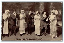 c1910 Scene Quacker Girl Theater Musical Comedy New York City New York Postcard picture
