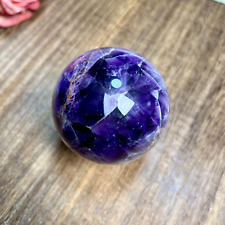 350G Rare High Quality Purple Dream Amethyst Quartz Crystal Sphere 63mm 17th picture