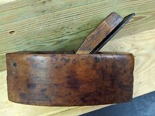ANTIQUE ALL WOOD COFFIN BLOCK PLANE with CAST STEEL BLADE~THOMAS IBBOTSON & CO. picture