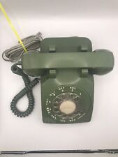 VINTAGE ITT AVOCADO GREEN DIAL PHONE WORKING 1970sSMALL STAIN IN FRONT CHK PICS picture