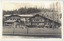 1920's Belton, Montana REAL PHOTO Lodge near Whitefish, Glacier National Park picture