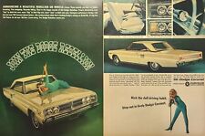 '66 Dodge Coronet 500 V-8 Join the Rebellion on Wheels Vintage Print Ad 1965 picture