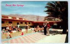 DESERT HOT SPRINGS, California CA ~ POOL Founder L.W. COFFEE c1950s-60s Postcard picture