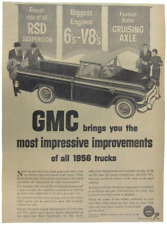 Vintage 1956 GMC Pickup Truck Newspaper Print Ad picture