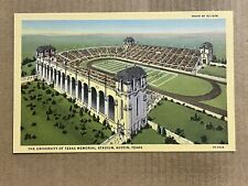 Postcard Austin TX University Of Texas Campus Football Memorial Stadium picture