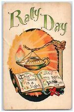 1923 Rally Day Book Jamaica New York NY Posted Vintage Postcard picture
