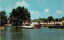Russells Point Harbor Park Indian Lake Ohio Pats Photo Postcard picture