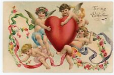PFB Series 7185 7188 St Valentines Cherubs Around Heart picture