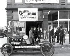 1920s Tire Shop And Race Car 8x10 Photo picture