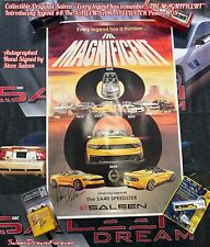 SALEEN THE MAGNIFICENT SA40 SPEEDSTER MUSTANG POSTER AUTOGRAPHD STEVE S NOS FORD picture