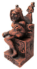 Seated Loki Statue - Norse Viking God Figure Dryad Design Asatru Rune Statue picture