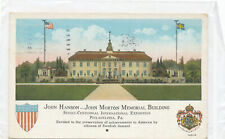 Postcard John Hanson - John Morton Memorial Bldg. Philadelphia, PA picture