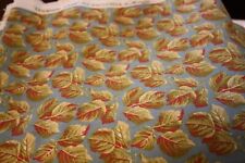 Vintage Greeff Lynwood Leaf fabric 10 yds x 56
