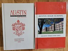 Austin Minnesota High School Alumni Directory, 1998, and 2002 hardcover books MN picture