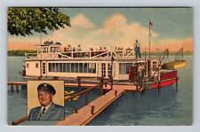 Hamilton IL-Illinois, Steamboat Motel Modern, Advertising Vintage Postcard picture