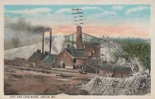 Zinc And Lead Mines Joplin Missouri Posted Vintage White Border Post Card  picture