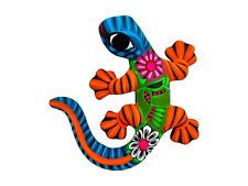Talavera Salamander Cute Mexican Pottery Folk Art Guerrero Home Decor 10.25