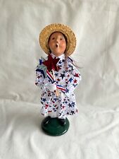 Byers Choice PatrioticGirl w/ Red White Blue Stars  Memorial 4th of July picture