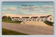 Petersburg VA-Virginia, Windsor Court, Advertising, Antique Vintage Postcard picture