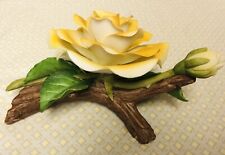 Andrea by Sadak*Porcelain Yellow Rose*#7046*Japan*year 1984* picture