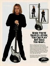 Peavey Guitars - David Ellefson of Megadeth - 2007 Print Ad picture