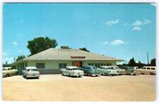 1955 HOLIDAY HOUSE RESTAURANT DINER CLASSIC CARS MT VERNON IOWA VINTAGE POSTCARD picture