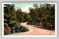 Ithaca NY-New York, Cornell University Cascadilla Bridge Vintage Postcard picture