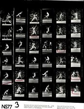 LD361 1977 Orig Contact Sheet Photo SEATTLE MARINERS DETROIT TIGERS RON LEFLORE picture