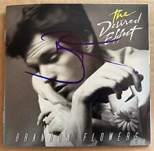 BRANDON FLOWERS HAND SIGNED CD The Desired Effect THE KILLERS Promo Copy picture