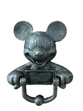 Vintage Mickey Mouse Disneyland Metal Door Knocker Heavy Material 6.5