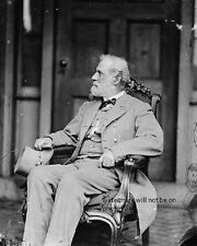 Robert E Lee relaxing in a rocking chair 8