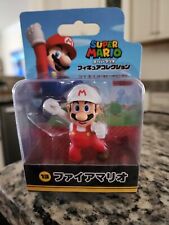 Fire Mario Sanei Boeki Super Mario Figure Collection From Japan White Red 2in picture
