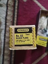 STANLEY LOW ANGLE BLOCK PLANE NO 65. Original Box picture
