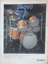 1981  YAMAHA DRUM full page color print ad - 