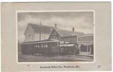 Aroostook Valley Trolley Car, Washburn, Maine Vintage Postcard picture